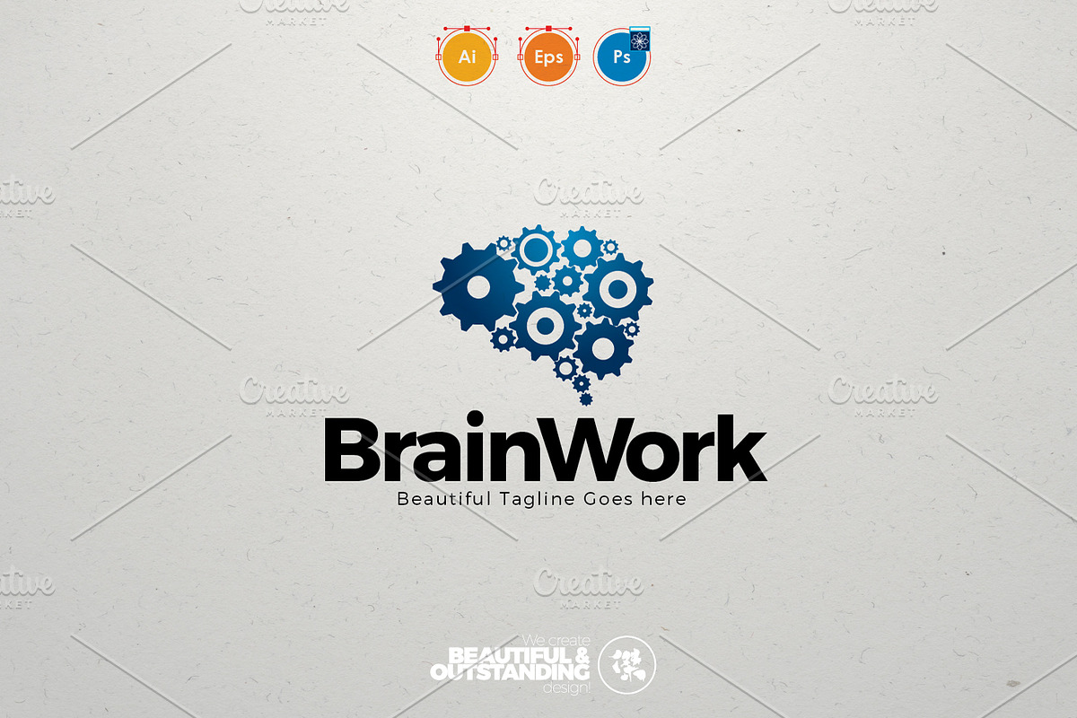 Brain Work, a Branding & Logo Template by KitCreativeStudio2 (Photo 2 of 5)