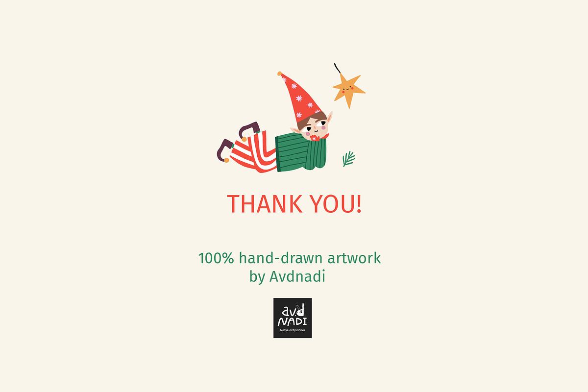 Merry Little Elves Collection, a Seasonal Illustration by avdnadi (Photo 10 of 10)