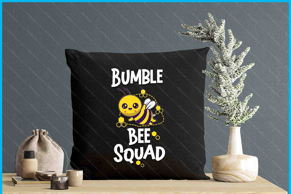 Bumble Bee Squad Honey Bumblebee SVG, a Graphic by Creativeusart (Photo 4 of 4)