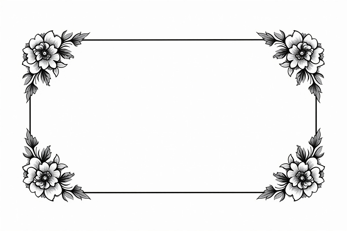 Floral Laser Cut Frame Bundle, an Illustration by Designs_River (Photo 7 of 9)