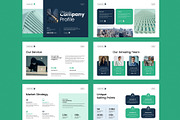 Minimalist Company Profile Template, a Presentation Template by Pradaxa (Thumbnail 2 of 6)