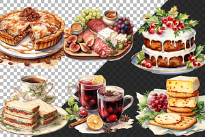 Deserts Foods And Drinks Clipart