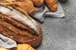Fresh baked bread, baguettes, croissants, and buns assortment, a Food & Drink Photo by Olena Rudo