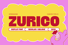 Zurico - Bold Display Font