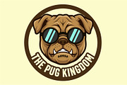 The Pug Kingdom Logo, an Animal Illustration by Izdihaar_Studio (Thumbnail 2 of 3)