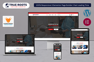 Hair Clinic WooCommerce Template, a WordPress Template by HasnainDEV