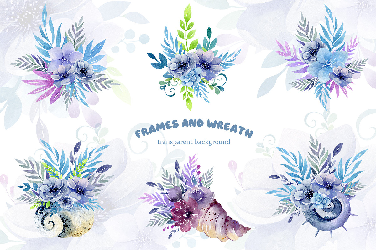 Animals and flowers, watercolor coll, an Animal Illustration by LenArt (Photo 5 of 15)