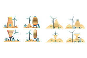 Modern renewable energy concepts, an Industrial Photo by ZinetroN