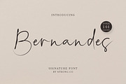 Bernandes Script, a Handwritten Font by Strong.co (Thumbnail 1 of 8)