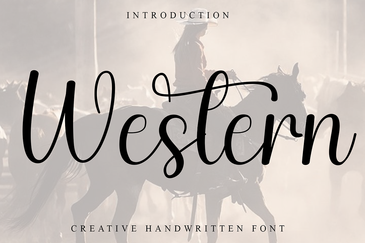 Western, a Handwritten Font by FreshTypeINK (Photo 1 of 8)