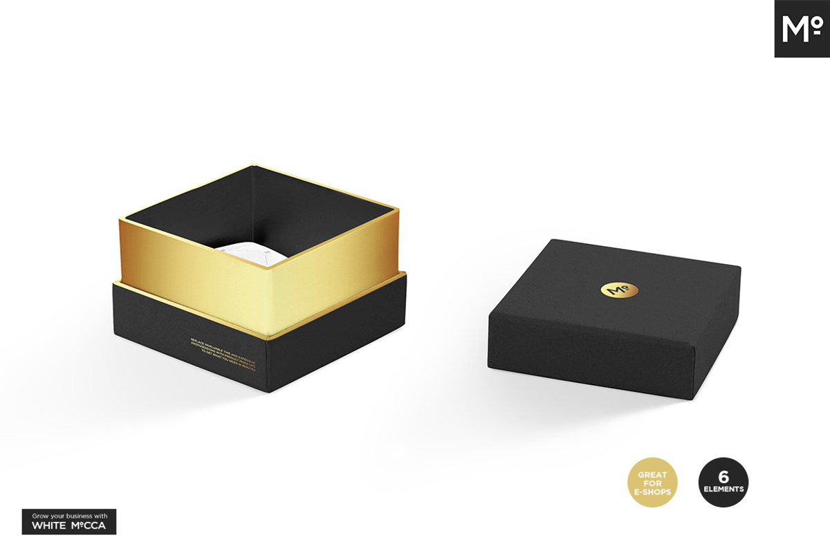 Jewelry Box Sets Mock-up, a Packaging Mockup by BlackMocca (Photo 10 of 36)