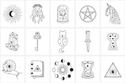 Magic Icon Set, an Outline Icon by NatalieArtShop (Thumbnail 6 of 16)