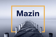 Mazin font family by FontPeople, a Sans Serif Font by FontPeople (Thumbnail 1 of 6)