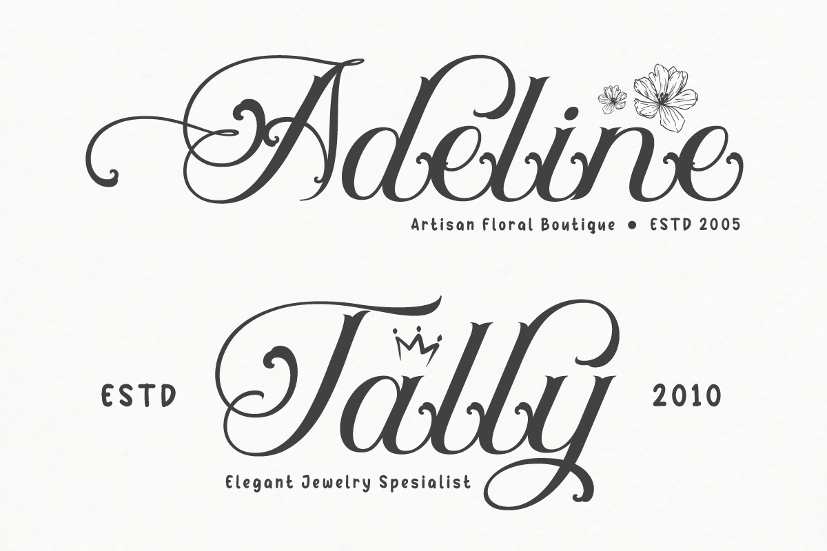 Auntha Clear | Script Font, a Script Font by twinstd (Photo 3 of 13)