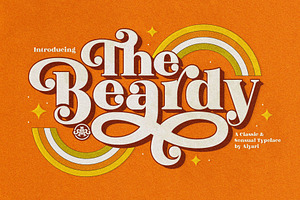 The Beardy, a Serif Font by Aiyari