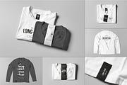 Long Shirt Mock-up, a Shirt Mockup by zippypixelstudio (Thumbnail 1 of 10)