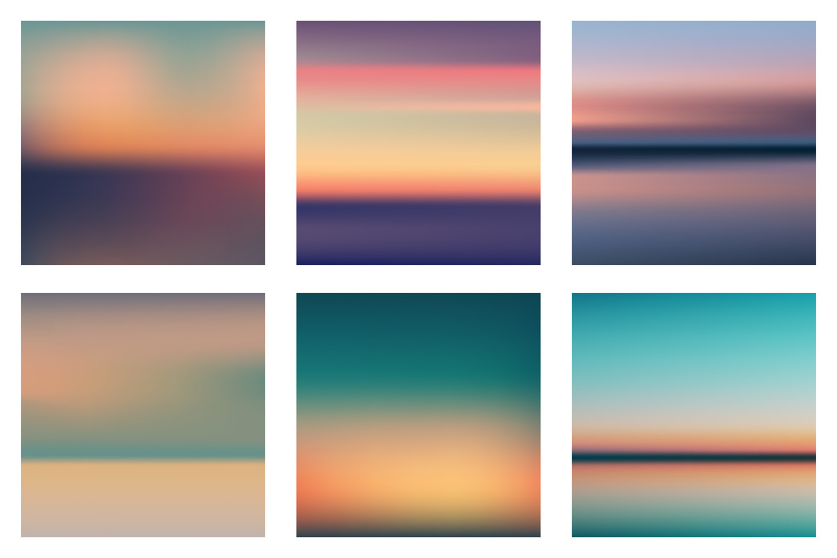 Vector mesh gradient backgrounds, a Background Graphic by VyacheslavKolb (Photo 5 of 7)