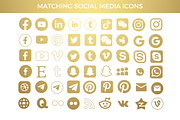 Gold | Small Business Branding Kit, a Stationery Template by CoCreatorDesigns (Thumbnail 9 of 10)