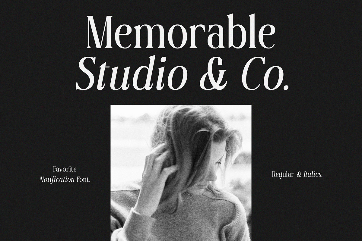 Favorite Notification, a Serif Font by Prioritype Co (Photo 24 of 43)