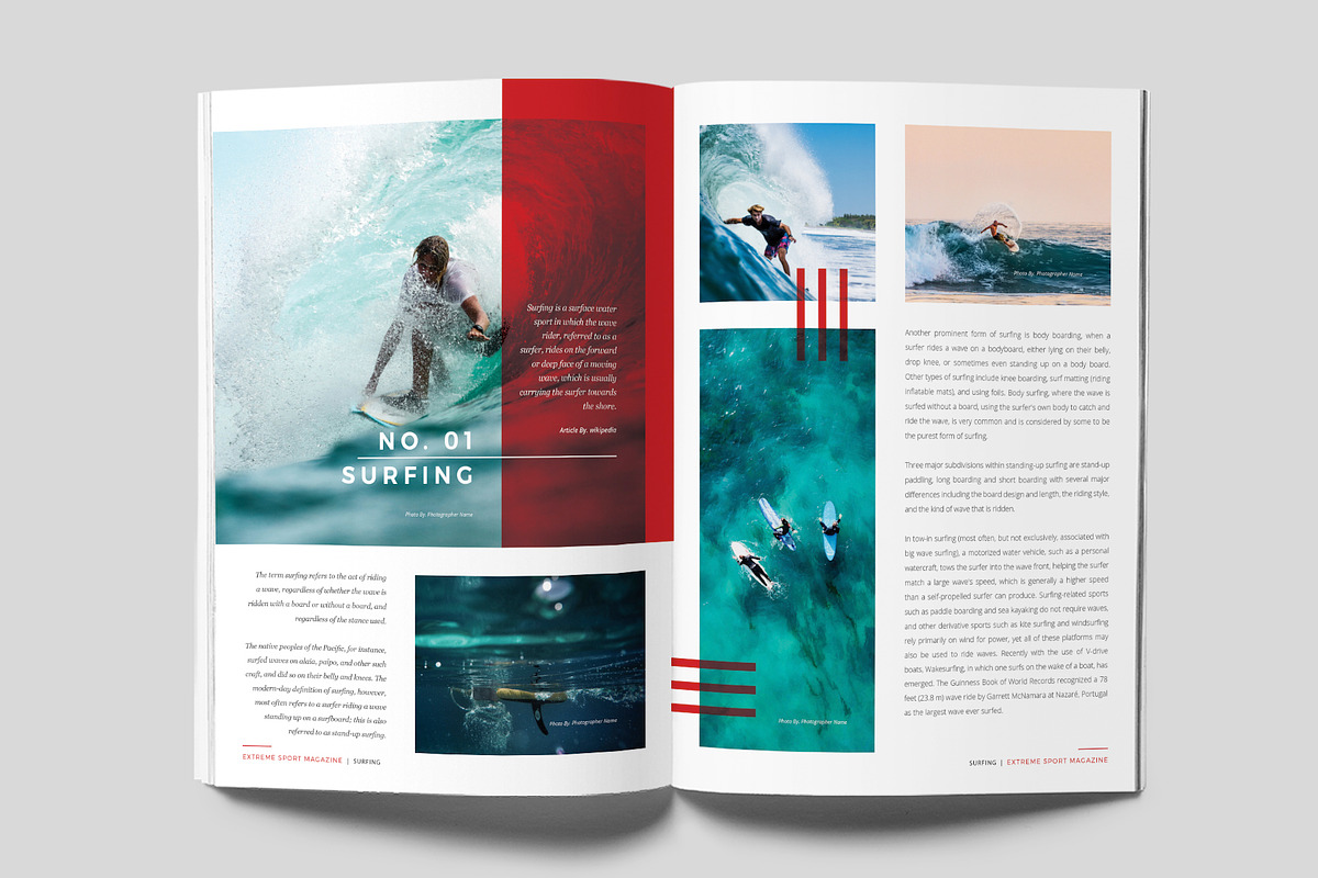 Sports Magazine, a Magazine Template by rubirubiko (Photo 4 of 9)