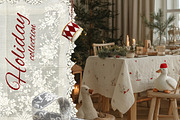 Vintage Christmas Holiday, a Decorative Illustration by 60secondsArt (Thumbnail 2 of 10)
