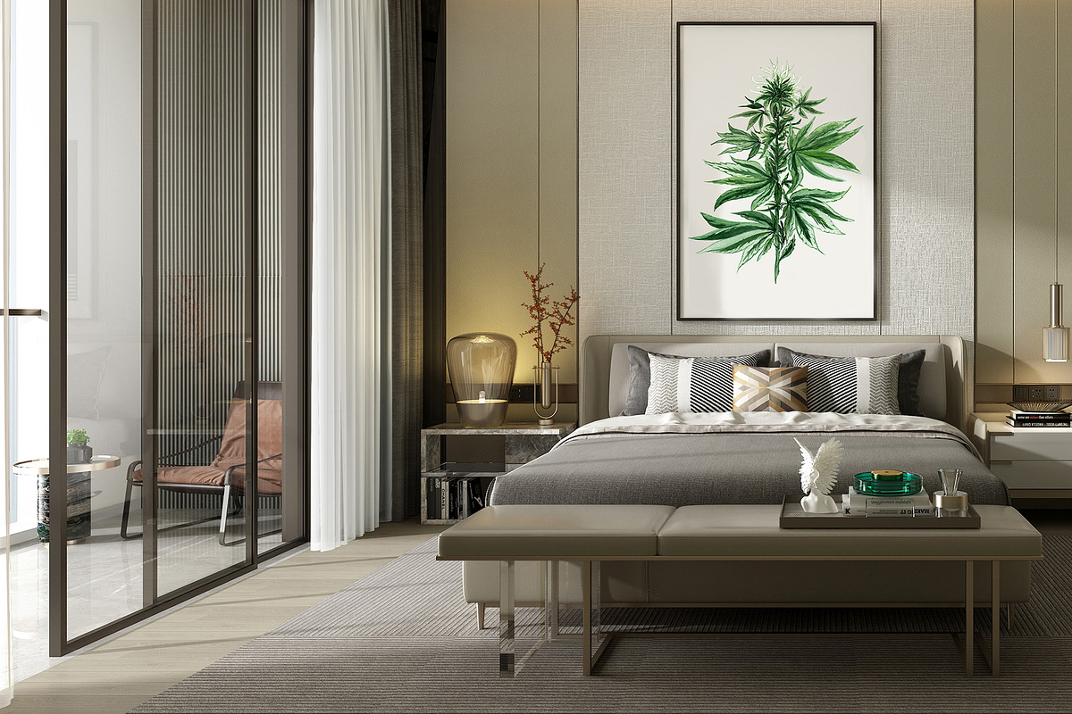 XL files - Watercolor Cannabis Set, an Object Graphic by Jeanina Vlad (Photo 3 of 17)