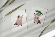 Cute raccoon, funny forest animal, an Animal Illustration by Good Studio (Thumbnail 10 of 10)