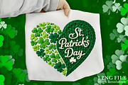 Happy St. Patrick’s Day Heart PNG, an Illustration by Canvas Craft (Thumbnail 1 of 4)