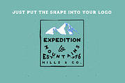 Vector Mountain Silhouettes, an Object Graphic by Roman Paslavsky (Thumbnail 5 of 6)