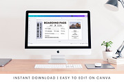 Emirates Airlines Ticket Canva PDF, a Card Template by Snapybiz (Thumbnail 5 of 6)
