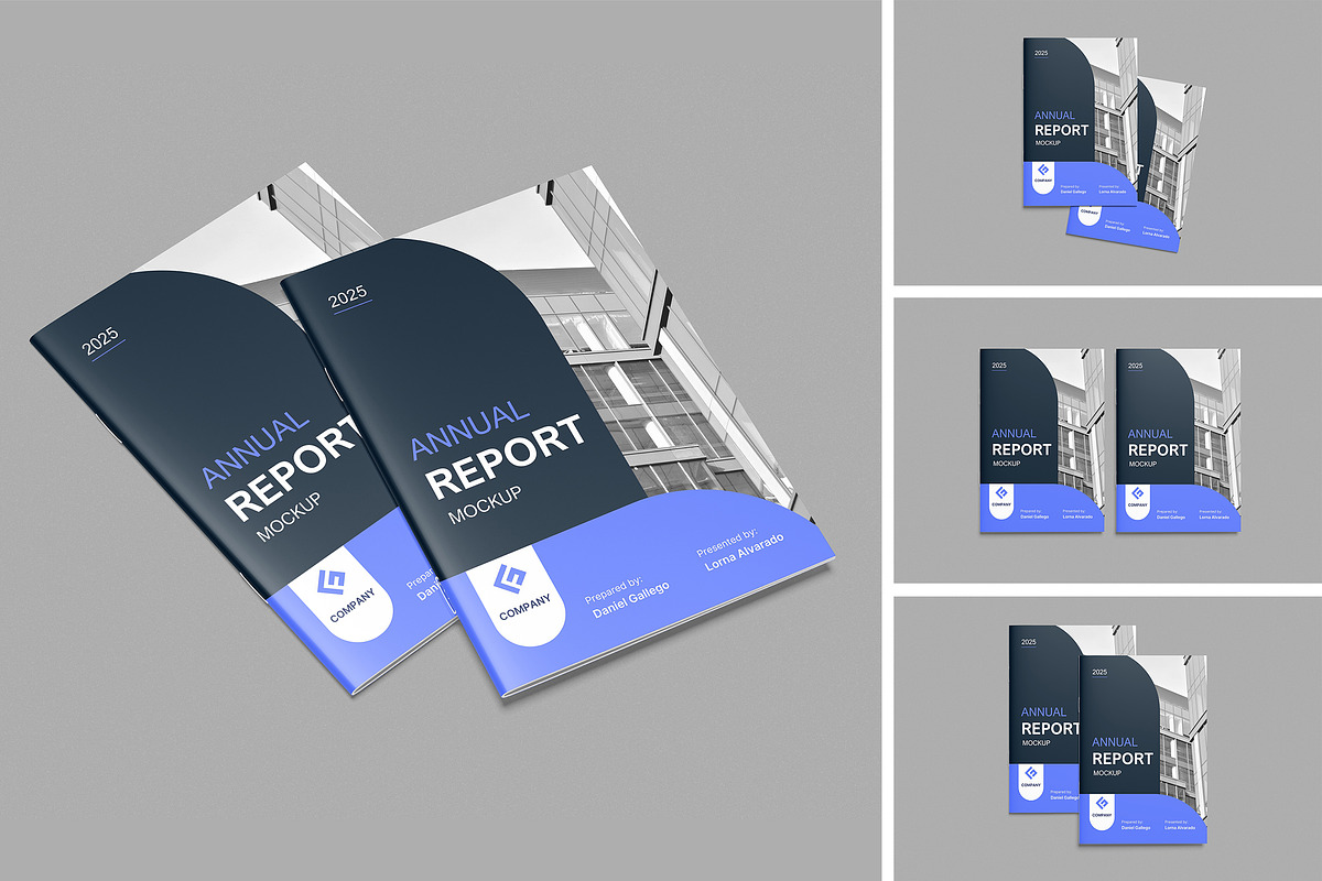 Annual Report Mockup, an Advertising Mockup by swsi-studio (Photo 1 of 5)