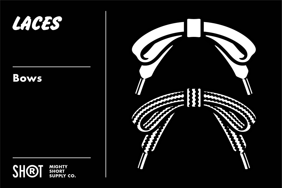 Laces Illustrator Pattern Brushes, a Brush Add-On by MightySHORT (Photo 4 of 4)