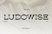 Ludowise – Contemporary Serif, a Serif Font by Craft Supply Co. (Thumbnail 1 of 8)