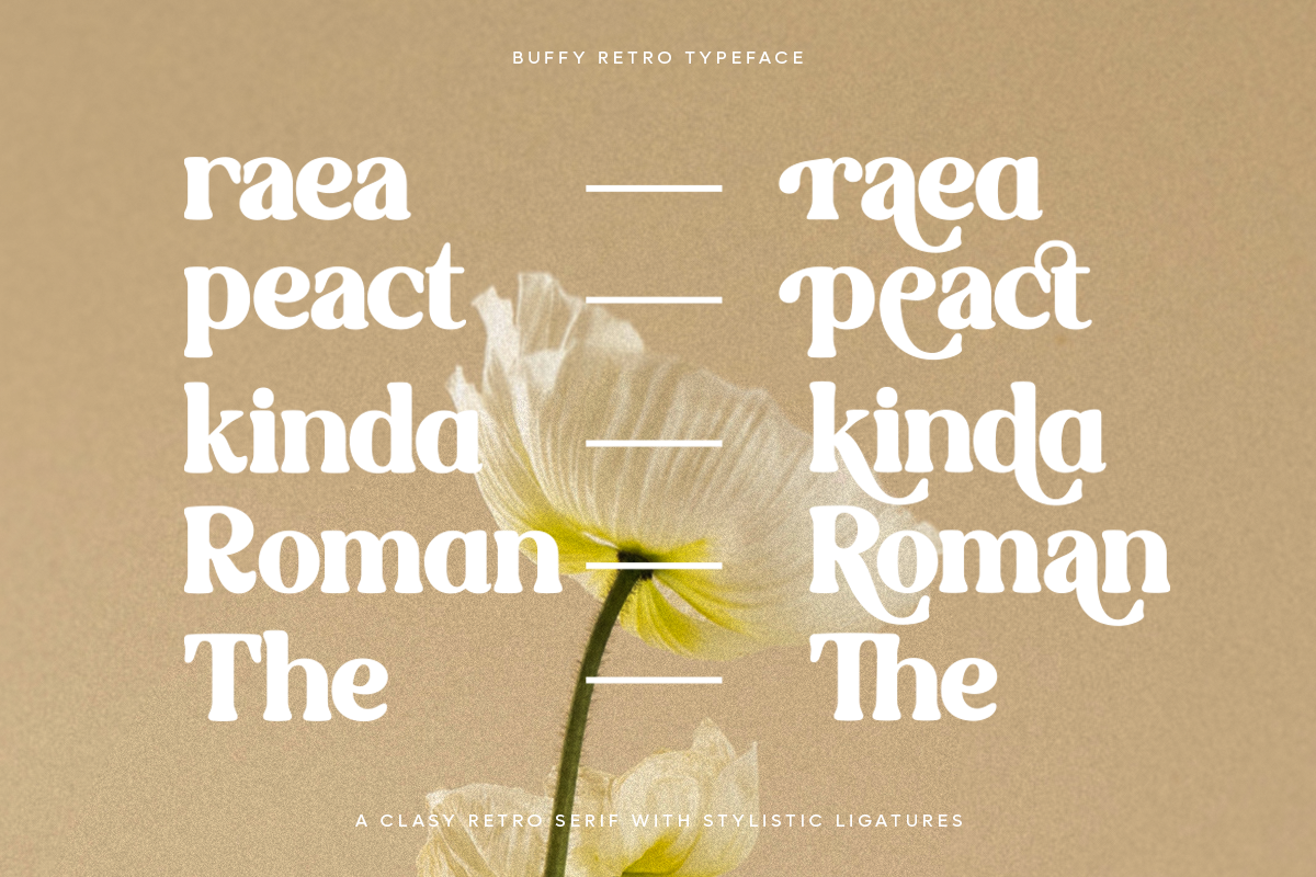 Buffy | Serif Font, a Serif Font by Taboja Studio (Photo 3 of 9)