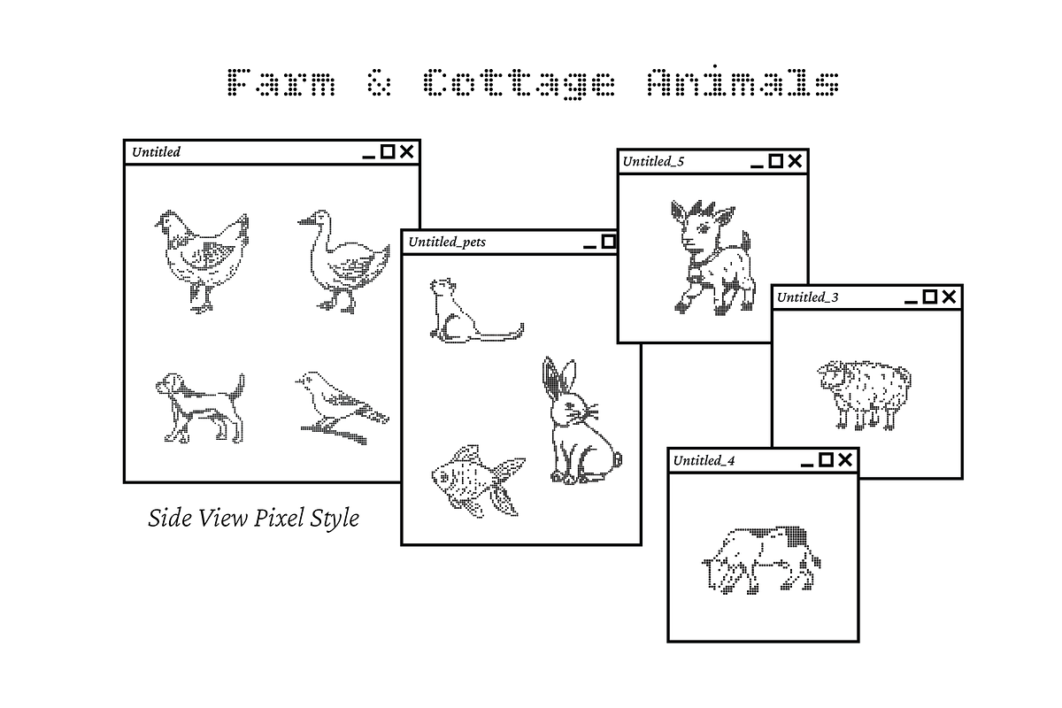 Cottage Pixel Art Collection, an Object Illustration by Invisual Studio (Photo 5 of 12)