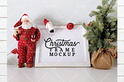Christmas Frame Mockup 12, a Product Mockup by CatBoneDesign (Thumbnail 1 of 3)
