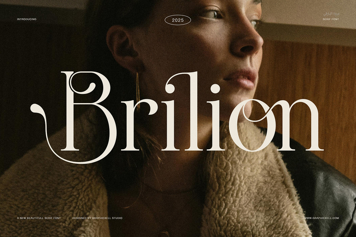 Brilion Elegant Serif Font, a Serif Font by Graphicxell (Photo 1 of 8)