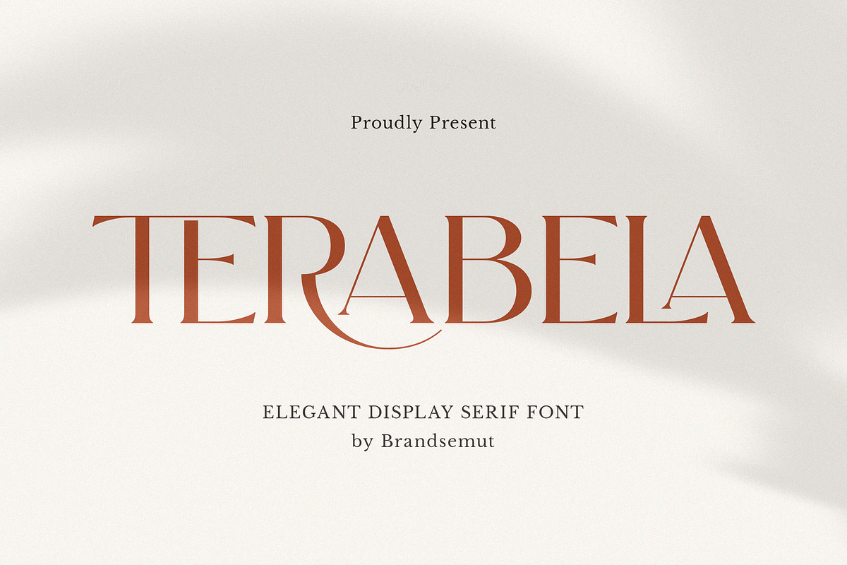 Terabela - Elegant Display Serif, a Serif Font by BrandSemut (Photo 1 of 5)