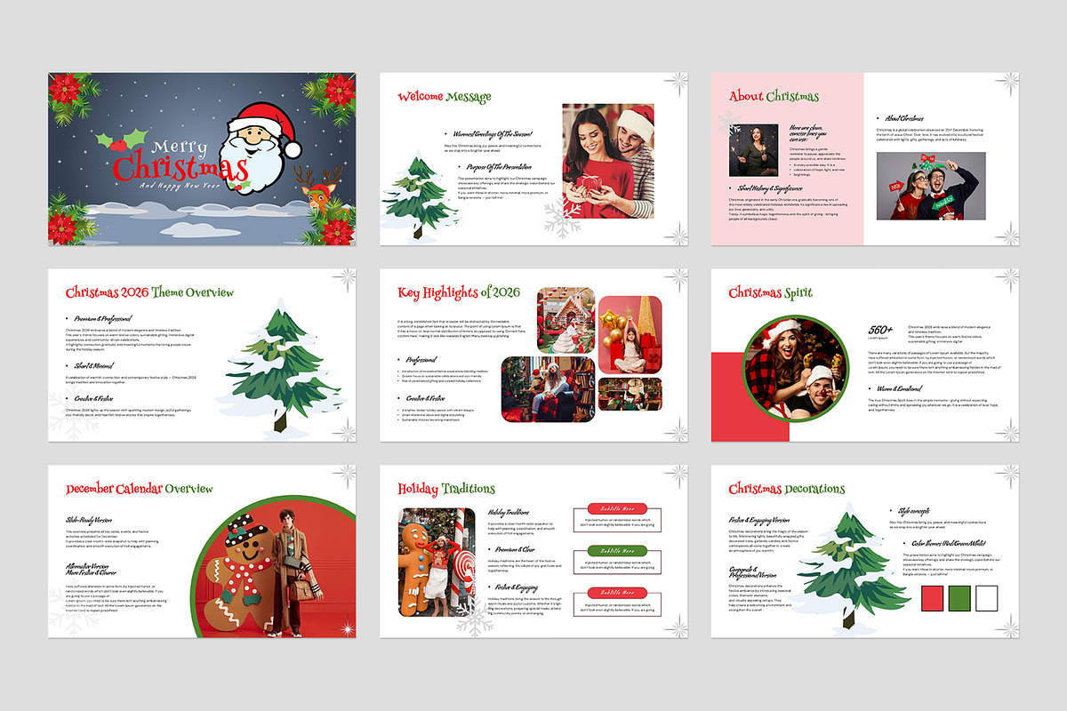 Christmas Presentation Template, a Presentation Template by Creatiya Type (Photo 5 of 8)