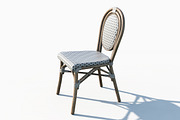 Wicker Bistro Chair, a Furniture 3D Model by happy brush (Thumbnail 18 of 18)