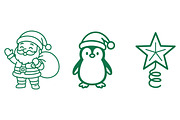 Hand Drawn Christmas PNG Clipart, an Illustration by Daily.Designs (Thumbnail 7 of 8)