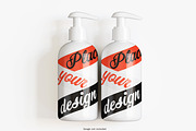 Cosmetic pump mockup bundles, a Cups & Container Mockup by Ambo Ampeng (Thumbnail 8 of 32)