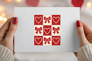 Retro Checkered Valentine's SVG PNG, an Illustration by DreamPrint404 (Thumbnail 4 of 8)