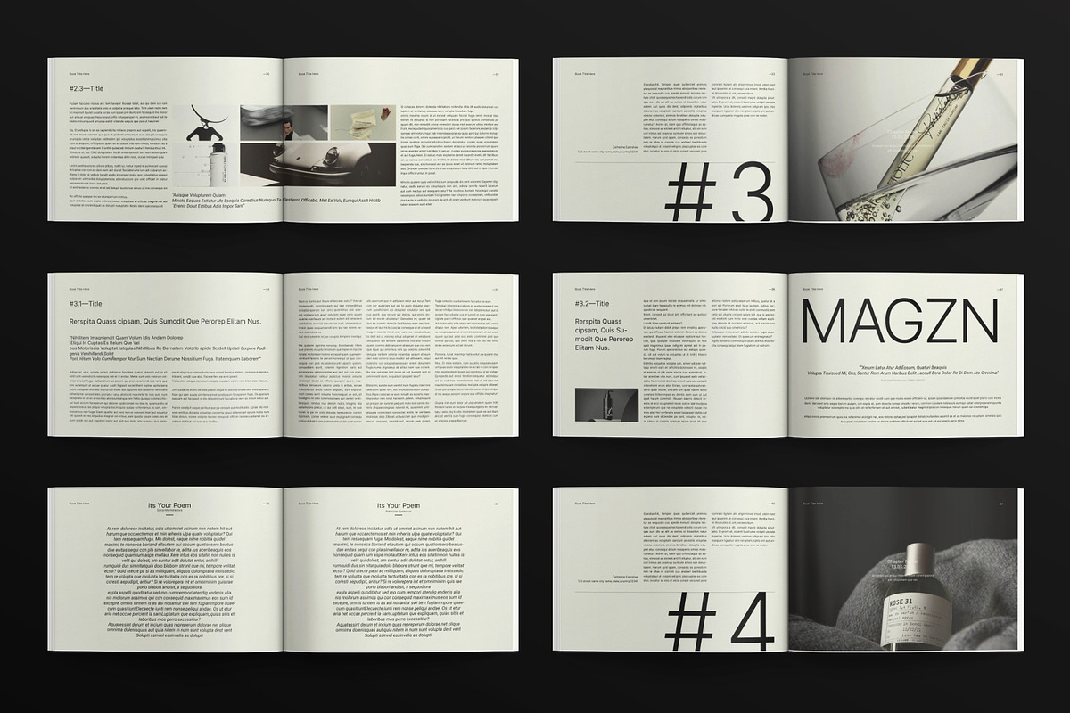 Editorial Magazine & Book Layout, a Magazine Template by Studio Monova (Photo 7 of 12)