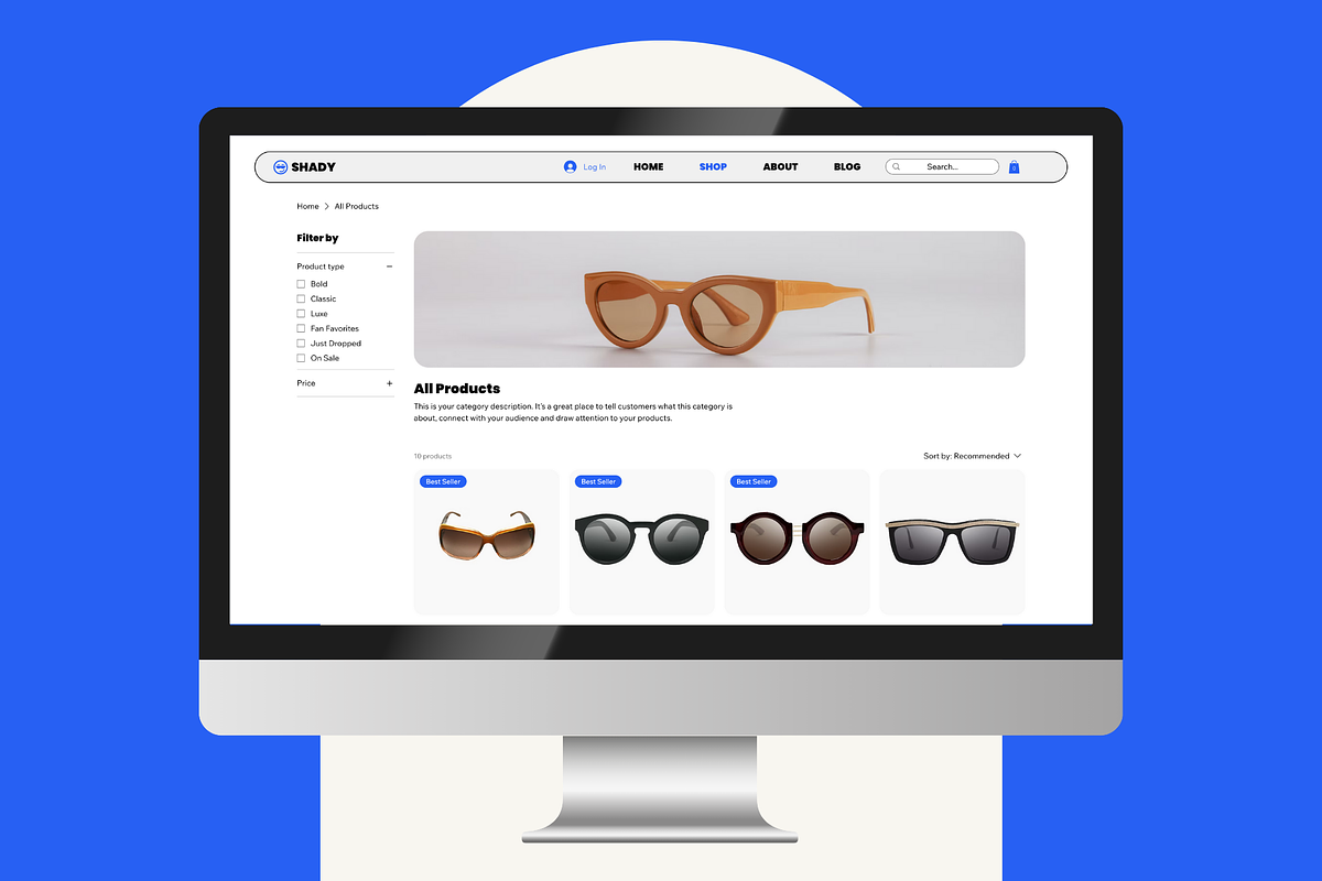 Bold Wix Studio Ecommerce Template, a Wix Template by Collette Collabs (Photo 4 of 6)