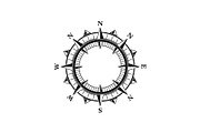 Vintage Compass Rose SVG Bundle, an Illustration by yasushie (Thumbnail 22 of 29)