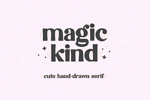 Magickind Hand-drawn Serif Font