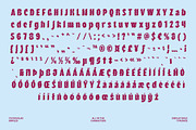 CS Douglas Rippled, a Sans Serif Font by Craft Supply Co. (Thumbnail 8 of 8)