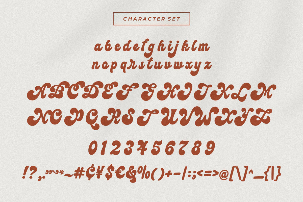 Mangolia - Retro Font Style!, a Script Font by HansCo Studio (Photo 11 of 15)