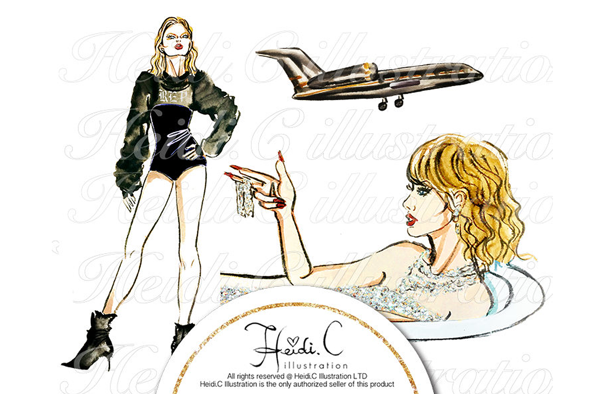 Reputation Taylors Clipart, an Illustration by HeidiCIllustration (Photo 3 of 4)